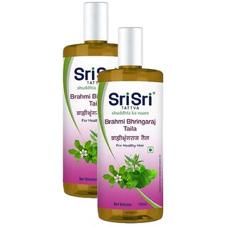                       Sri Sri Brahmi Bhringaraj Taila For Hair Oil - 100ml (Pack Of 2)                                              