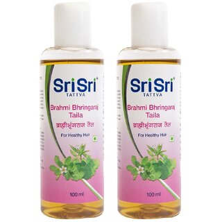                       Sri Sri Tattva Brahmi Bhringaraj Hair Oil - Pack Of 2 (100ml)                                              