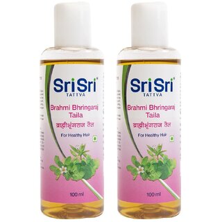 Sri Sri Tattva Brahmi Bhringaraj Hair Oil - Pack Of 2 (100ml)