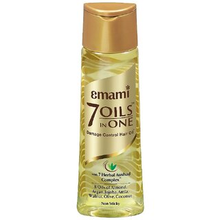 Emami 7 Oils in One Non Sticky Hair Oil - 100ml Emami 7 Oils in One Non Sticky Hair Oil - 100ml