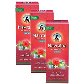 Navratna Ayurved Cool Oil - 200ml (Pack Of 3)