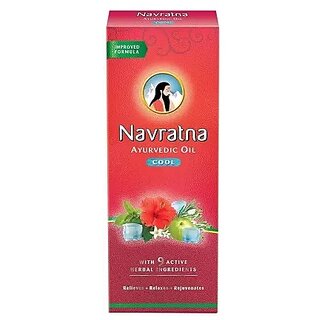 Navratna Herbal Ayurved Cool Oil - (200ml) Navratna Herbal Ayurved Cool Oil - (200ml)