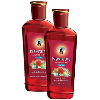                       Navratna Ayurved Cool Oil - 500ml (Pack Of 2)                                              