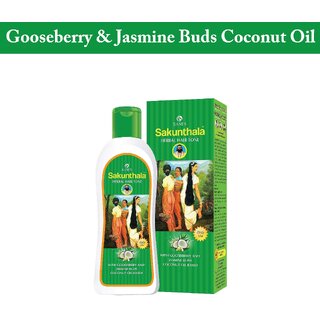                       Ranis Sakunthala With Gooseberry & Jasmine Buds Coconut Herbal Hair Oil (80ml)                                              