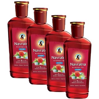 Navratna Ayurved Cool Oil - 500ml (Pack Of 4)