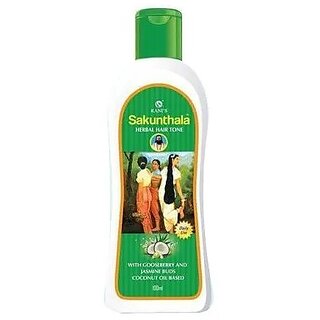 Herbal Hair Tone With Gooseberry & Jasmine Buds Coconut Ranis Sakunthala Oil (80ml) Herbal Hair Tone With Gooseberry & Jasmine Buds Coconut Ranis Sakunthala Oil (80ml)