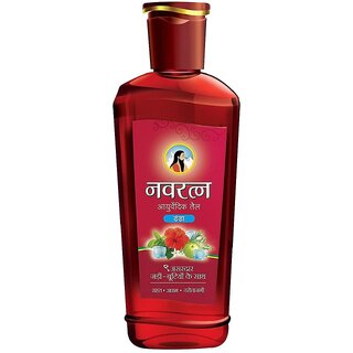                       Navratna Ayurved Relaxes, Relieves, Rejuvenates Oil - 500ml                                              