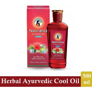 Herbal Ayurved Cool Navratna Oil - (500ml) Herbal Ayurved Cool Navratna Oil - (500ml)