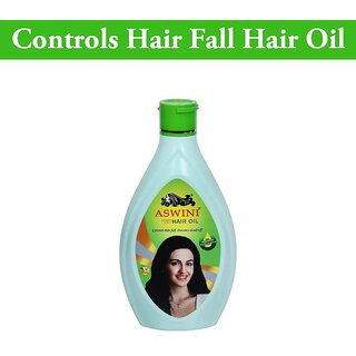                      Controls Hair Fall & Prevents Dandruff Aswini Hair Oil - 180ml                                              