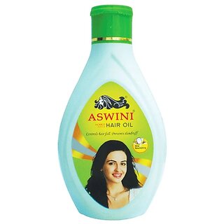                       Aswini Controls Hair Fall Dandruff Hair Oil - Pack Of 1 (180ml)                                              