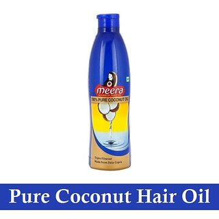                       Meera Coconut Herbal Hair Oil & Controls Hair Fall Oil - 500ml                                              