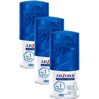 Abzorb Dusting Anti Fungal Powder - Pack Of 3 (50g) Abzorb Dusting Anti Fungal Powder - Pack Of 3 (50g)