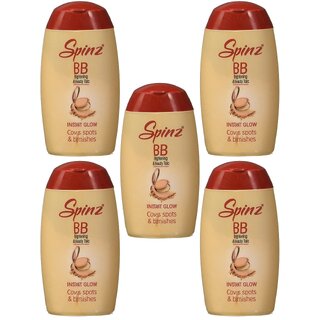 Spinz BB Instant Brightness Face Talc Powder - 25g (Pack Of 5) Spinz BB Instant Brightness Face Talc Powder - 25g (Pack Of 5)