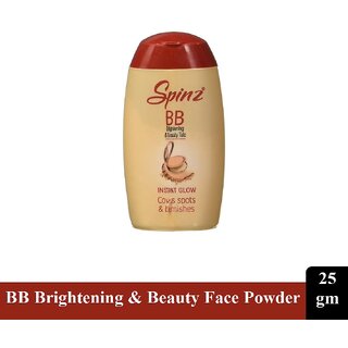 Spinz BB Brightening & Beauty Face Talc - Pack Of 1 (25g) Spinz BB Brightening & Beauty Face Talc - Pack Of 1 (25g)
