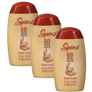 Spinz BB Brightening & Beauty Face Talc - Pack Of 3 (25g) Spinz BB Brightening & Beauty Face Talc - Pack Of 3 (25g)