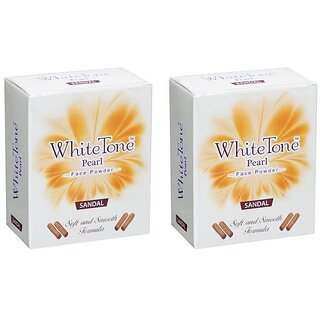 WhiteTone Pearl Sandal Face Powder - 50g (Pack Of 2) WhiteTone Pearl Sandal Face Powder - 50g (Pack Of 2)