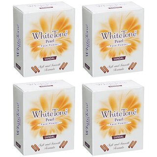 WhiteTone Pearl Sandal Face Powder - 50g (Pack Of 4) WhiteTone Pearl Sandal Face Powder - 50g (Pack Of 4)