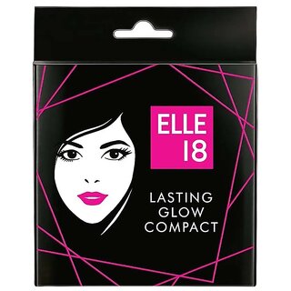 Elle 18 Lasting Glow Compact, Shell - 9g Elle 18 Lasting Glow Compact, Shell - 9g