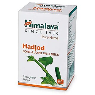                       Himalaya Pure Herbs Hadjod Bone and Joint Wellness - 60 Tablet                                              