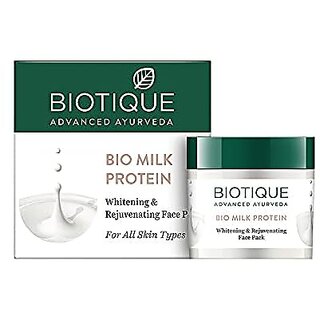 Biotique Bio Milk Protein Whitening Rejuvenating Face Pack For All Skin Types 50G