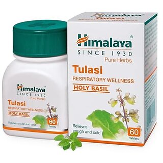                       Himalaya Wellness Tulasi  Relieves cough and cold (60 Tablets)                                              