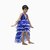 Kaku Fancy Dresses Latin Dance Fringe Dress For Girls/Latin Salsa Dress/Latin Dance Costumes -Blue, For Girls