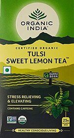 Organic India Tulsi Sweet Lemon (25 Tea Bags)