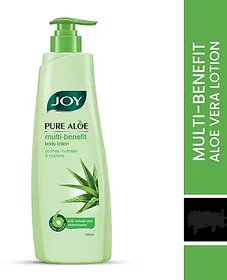 Joy Pure Aloe Multi-Benefit Body Lotion With Natural Skin Moisturisers, For all Skin Types  (400 ml)