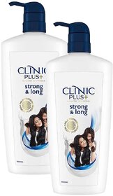 Clinic Plus Strong & Long Healthy and Long Hair Shampoo - Pack Of 2 (650ml)