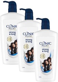 Clinic Plus Strong & Long Healthy and Long Hair Shampoo - Pack Of 3 (650ml)