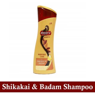 Meera Herbal Shikakai & Badam Hair Fall Care Shampoo - 80ml Meera Herbal Shikakai & Badam Hair Fall Care Shampoo - 80ml