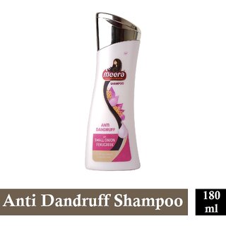                       Onion Fenugreek Anti Dandruff Meera Hair Shampoo (180ml)                                              