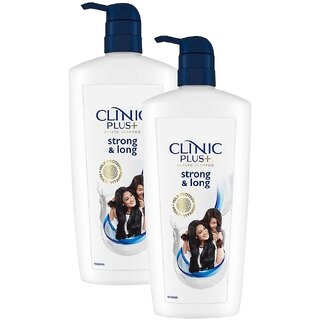 Clinic Plus Strong & Long Healthy and Long Hair Shampoo - Pack Of 2 (650ml) Clinic Plus Strong & Long Healthy and Long Hair Shampoo - Pack Of 2 (650ml)