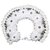 Kaku Fancy Dresses White Tiara Gajra For Girls/Bridal Gajra/White Juda/Bharatanatyam/Kuchipudi Dance -White, Free Size