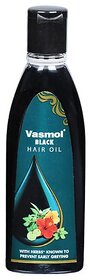Vasmol Black Hibiscus, Bhringraj, Tulsi & Karanja Hair Oil (100ml)
