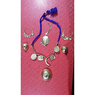                       Kaku Fancy Dresses Punjabi Giddha Jewellery Saggi Phul/Punjabi Ethnic Jewellery/Punjabi Dance Jewellery for girls                                              