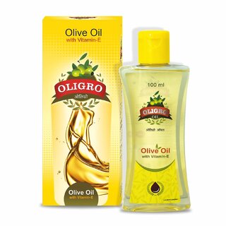                       Oligro Olive With Vitamin-E Oil - 100ml                                              