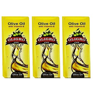                       Oligro Olive With Vitamin-E Oil - 100ml (Pack Of 3)                                              