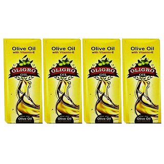                       Oligro Olive With Vitamin-E Oil - 100ml (Pack Of 4)                                              