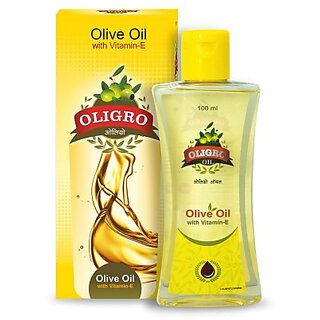                       Oligro Olive Oil With Vitamin-E - 100ml                                              