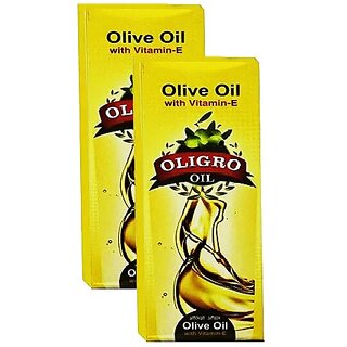 Oligro Olive With Vitamin E Oil - Pack Of 2 (100ml) Oligro Olive With Vitamin E Oil - Pack Of 2 (100ml)