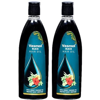 Vasmol Black Hair Oil - 100ml (Pack Of 2)