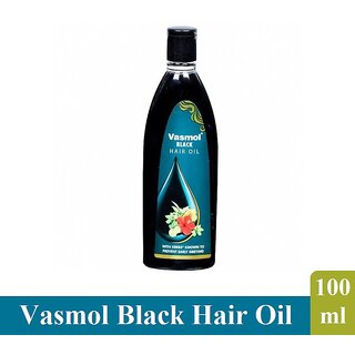                       Vasmol Black Hair Oil - Pack of 1 (100ml)                                              