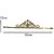 Kaku Fancy Dresses Queen Crown/Snowflake Princess Dress Up/Hair Accessories/Gold Crown -Golden, Free Size, For Girls