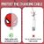 Meyaar Silicone Protective Case for Apple 20W  18W iPhone USB-C Power Adapter Charger and for USB Lightning Cable, 3D Cartoon Case for iPhone Charger 18W/20W Only (Red Spider)