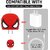 Meyaar Silicone Protective Case for Apple 20W  18W iPhone USB-C Power Adapter Charger and for USB Lightning Cable, 3D Cartoon Case for iPhone Charger 18W/20W Only (Red Spider)