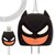 Meyaar Silicone Protective Case for Apple 20W  18W iPhone USB-C Power Adapter Charger and for USB Lightning Cable, 3D Cartoon Case for iPhone Charger 18W/20W Only (Bat)