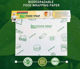 Maliso LITE Printed Food Wrap Paper Roll 11Meter