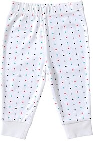 One Sky Track Pant For Baby Boys & Baby Girls (White, Pack Of 1)
