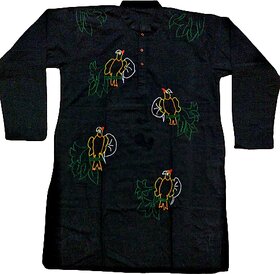 Nature Designed Kantha Stitch (Hand Made) Cotton Kurta For Man